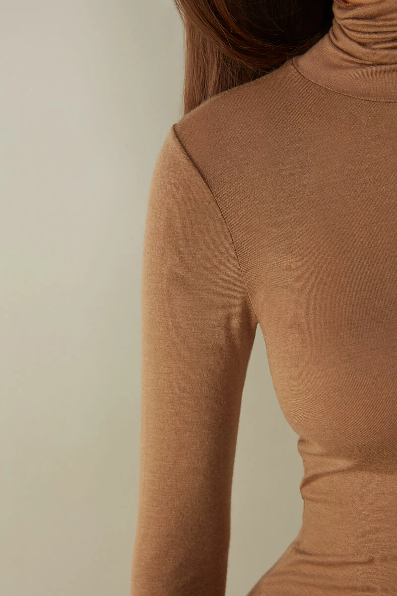 Modal Cashmere Ultralight High-Neck Top 5 Modal Cashmere Ultralight High-Neck Top - Image 3