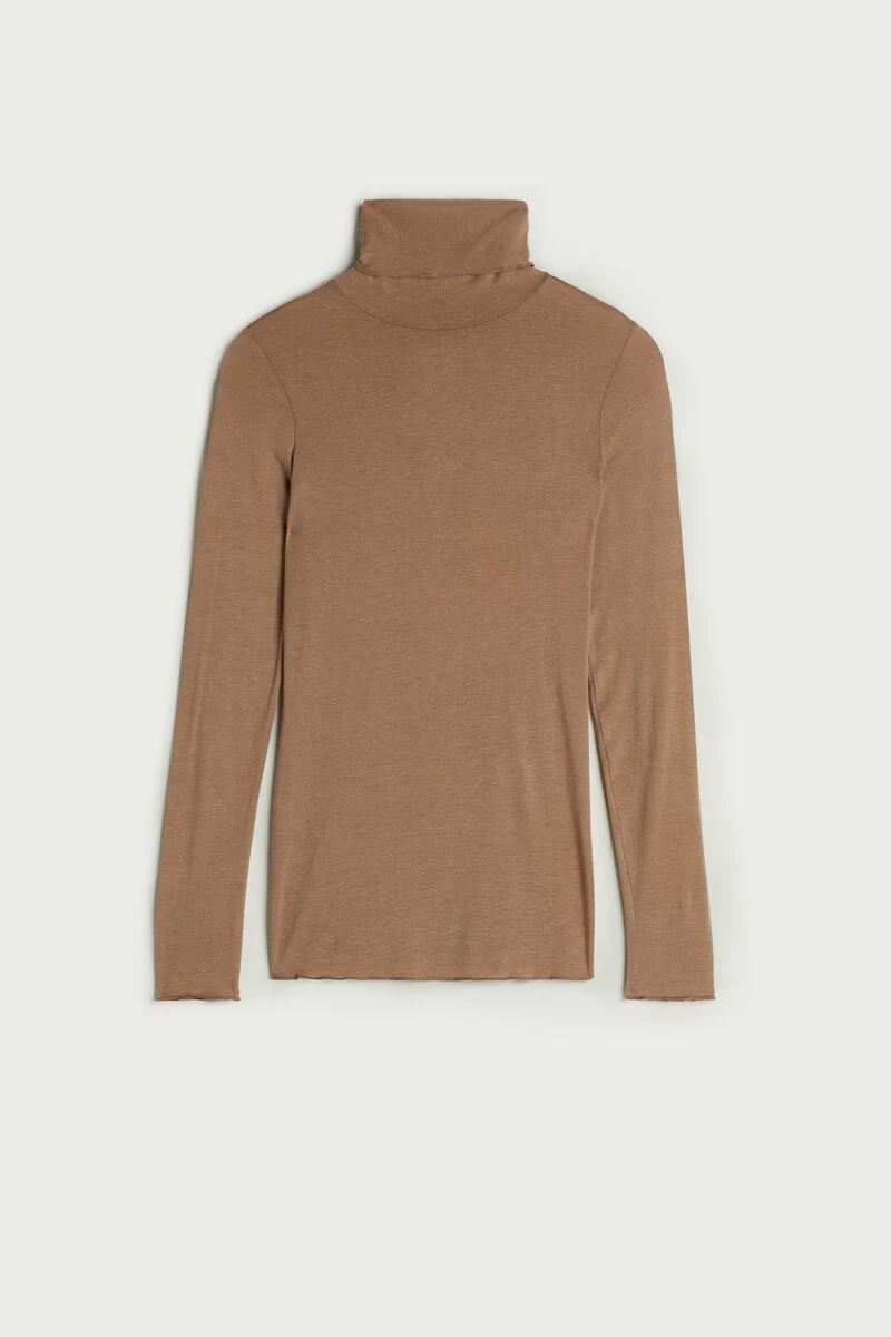 Modal Cashmere Ultralight High-Neck Top 8 Modal Cashmere Ultralight High-Neck Top - Image 6