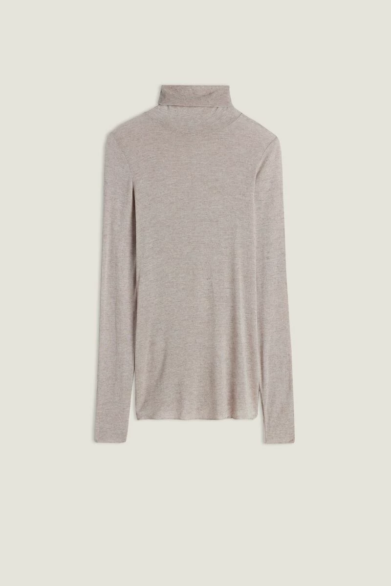 Modal Cashmere Ultralight High-Neck Top 8 Modal Cashmere Ultralight High-Neck Top - Image 6