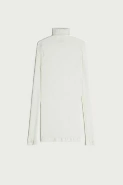 Long-sleeve High-Neck Tubular Top In Wool And Silk 14 Long-sleeve High-Neck Tubular Top In Wool And Silk -intimissimi shop CLD49T2127 F