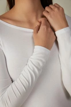 Boat-Neck Micromodal Top 11 Boat-Neck Micromodal Top -intimissimi shop CLD58C7478 DT1W
