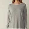 Long-Sleeve Round-Neck Modal Top -intimissimi shop CLD700031 FI
