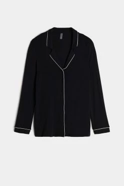 Long-Sleeve Micromodal Jacket 12 Long-Sleeve Micromodal Jacket -intimissimi shop CLD701 019 F