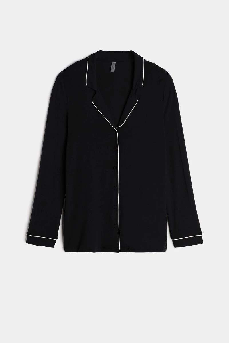 Long-Sleeve Micromodal Jacket 7 Long-Sleeve Micromodal Jacket - Image 5