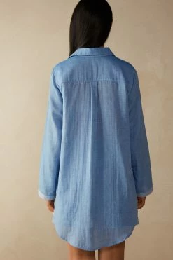 Early In The Morning Long-Sleeved Shirt 11 Early In The Morning Long-Sleeved Shirt -intimissimi shop CLD897006J BI