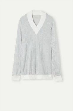 Timeless Heritage V-Neck Top 12 Timeless Heritage V-Neck Top -intimissimi shop CLD906V154J F