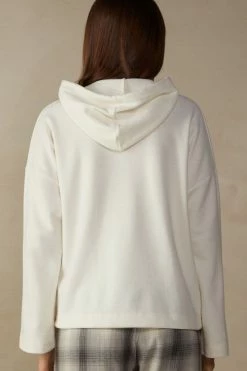 Warm Cuddles Hooded Top 13 Warm Cuddles Hooded Top -intimissimi shop CLD907C2986 BI