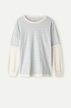 Casual Sunday Long-Sleeved Top 12 Casual Sunday Long-Sleeved Top -intimissimi shop CLD908224J F