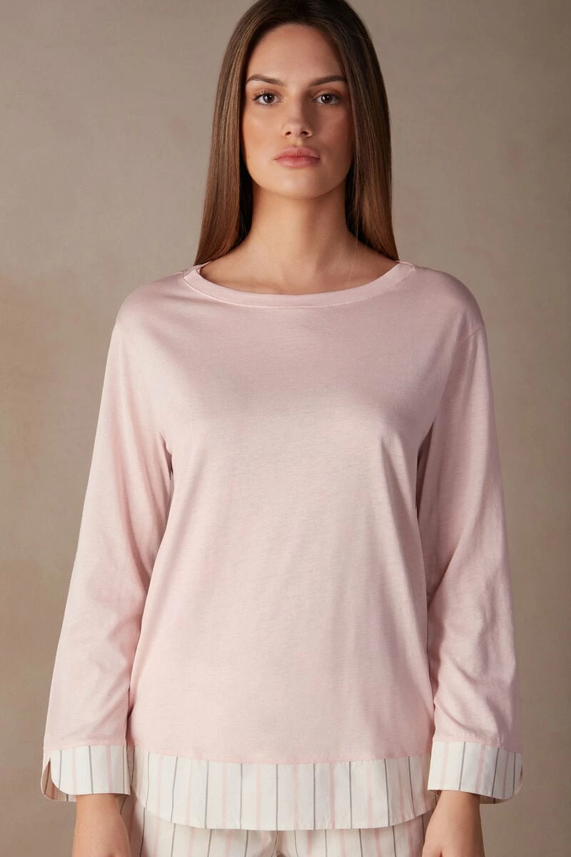 Soft Spring Long-Sleeved Cotton Top 3 Soft Spring Long-Sleeved Cotton Top