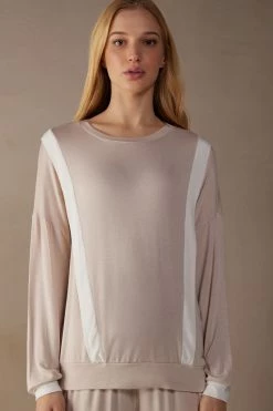 Simple Elegance Long-Sleeved Modal Jumper