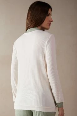 Lost In Fields V-neck Modal Top 13 Lost In Fields V-neck Modal Top -intimissimi shop CLD913612I BI