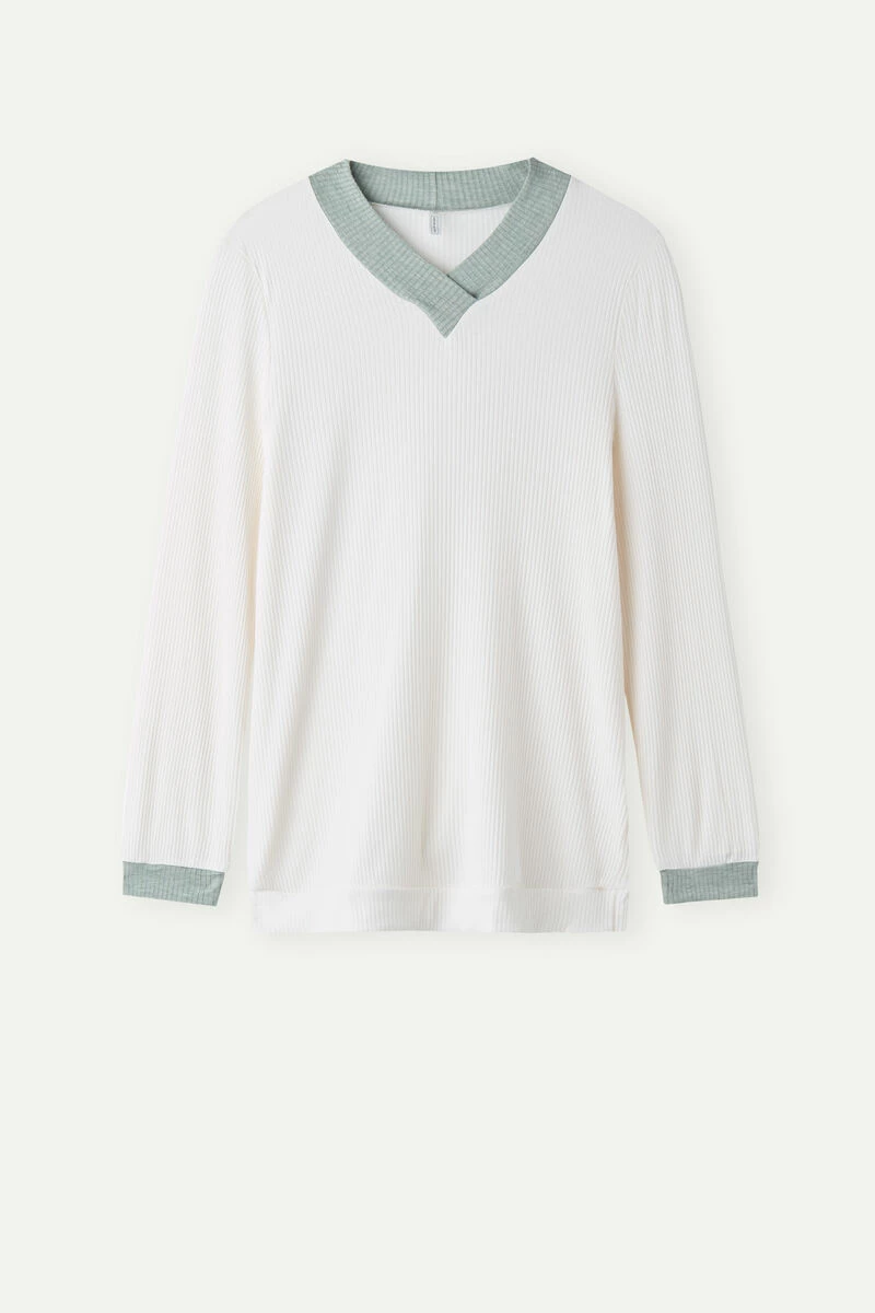 Lost In Fields V-neck Modal Top 8 Lost In Fields V-neck Modal Top - Image 6