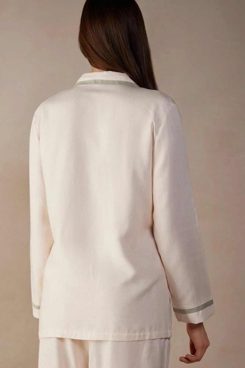 Lost In Fields Open-Front Plain-Weave Modal Top 7 Lost In Fields Open-Front Plain-Weave Modal Top - Image 5