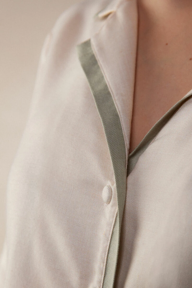 Lost In Fields Open-Front Plain-Weave Modal Top 6 Lost In Fields Open-Front Plain-Weave Modal Top - Image 4