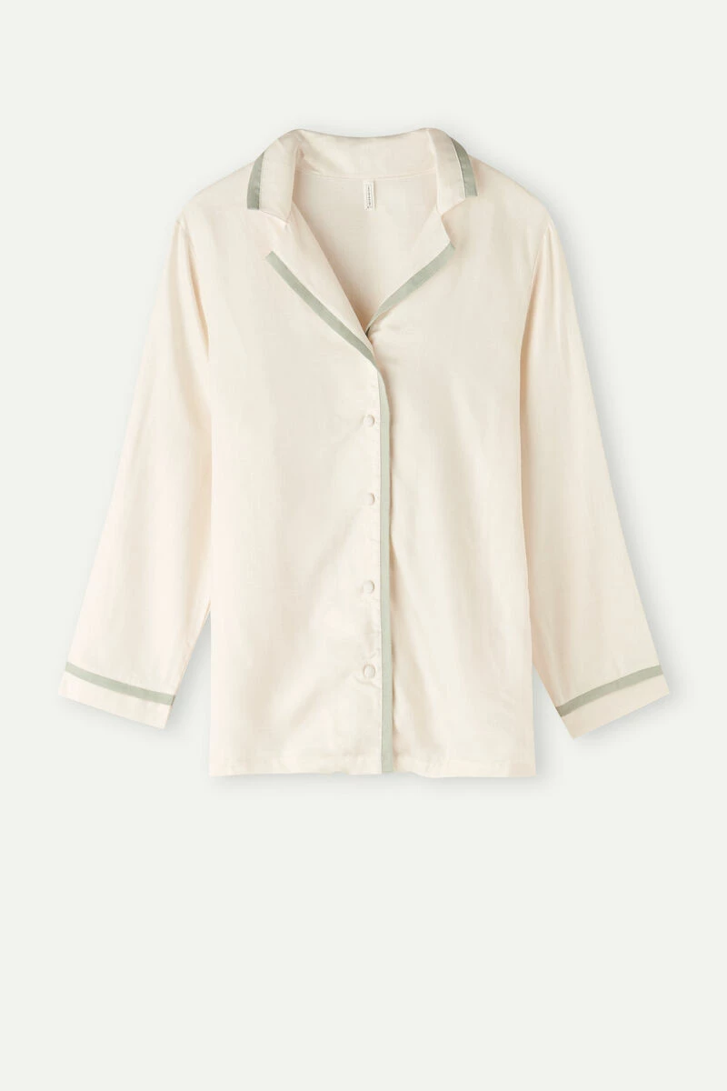 Lost In Fields Open-Front Plain-Weave Modal Top 8 Lost In Fields Open-Front Plain-Weave Modal Top - Image 6