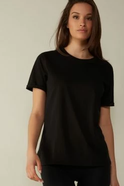 Short-Sleeved Supima® Cotton Top