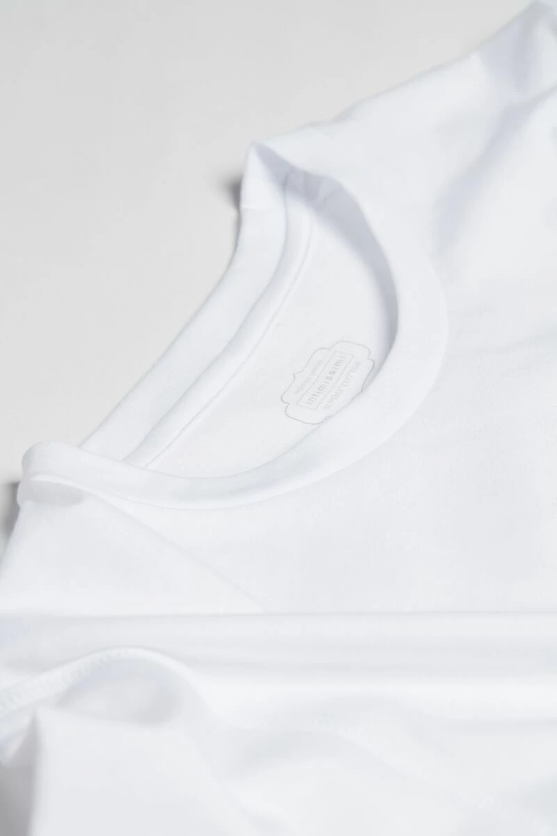 Short-Sleeved Supima® Cotton Top 9 Short-Sleeved Supima® Cotton Top - Image 7