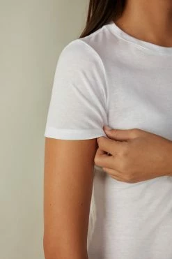 Short-Sleeve T-shirt In Ultrafresh Supima® Cotton 12 Short-Sleeve T-shirt In Ultrafresh Supima® Cotton -intimissimi shop CMD12W001 DT2W