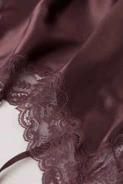 Silk Slip With Lace Insert Detail 13 Silk Slip With Lace Insert Detail -intimissimi shop LC71S1002J D1