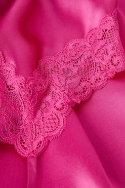 Silk Slip With Lace Insert Detail 13 Silk Slip With Lace Insert Detail -intimissimi shop LC71S1206J D1