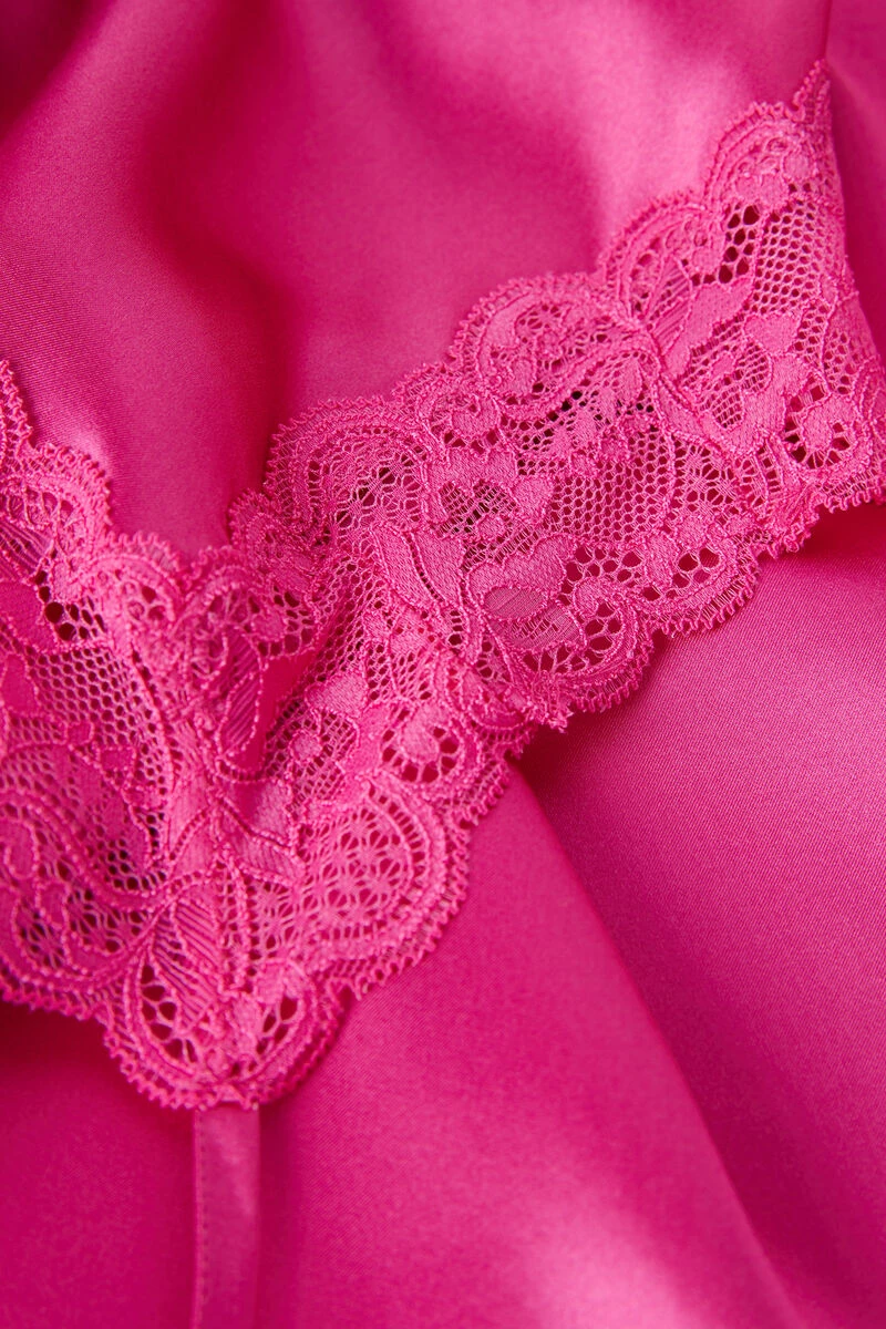 Silk Slip With Lace Insert Detail 8 Silk Slip With Lace Insert Detail - Image 6