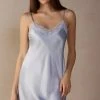 Silk Slip With Lace Insert Detail -intimissimi shop LC71S1220J FI
