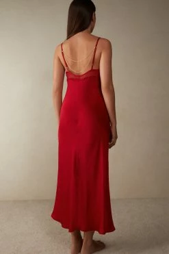 Luxury Treats Long Viscose Satin Slip 11 Luxury Treats Long Viscose Satin Slip -intimissimi shop LLD24759888 BI