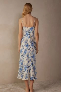 Feeling Beautiful Long Satin Slip -intimissimi shop LLD2494222J BI