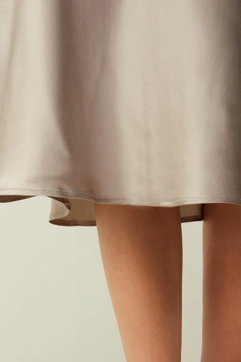 Midi-Length Slip In Silk 5 Midi-Length Slip In Silk - Image 3