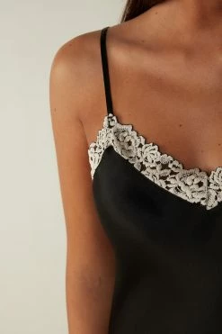 Pretty Flowers Silk Top With Spaghetti Straps 12 Pretty Flowers Silk Top With Spaghetti Straps -intimissimi shop LT1294A9887 DT2W