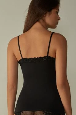 Pretty Flowers Modal Top 13 Pretty Flowers Modal Top -intimissimi shop LT1294M019 BI