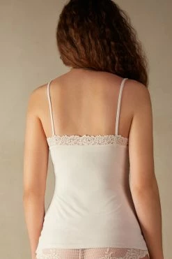 Pretty Flowers Modal Top 11 Pretty Flowers Modal Top -intimissimi shop LT1294M2280 BI