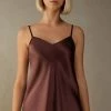 Silk Satin Top With V Neck -intimissimi shop LT71S4002J FI