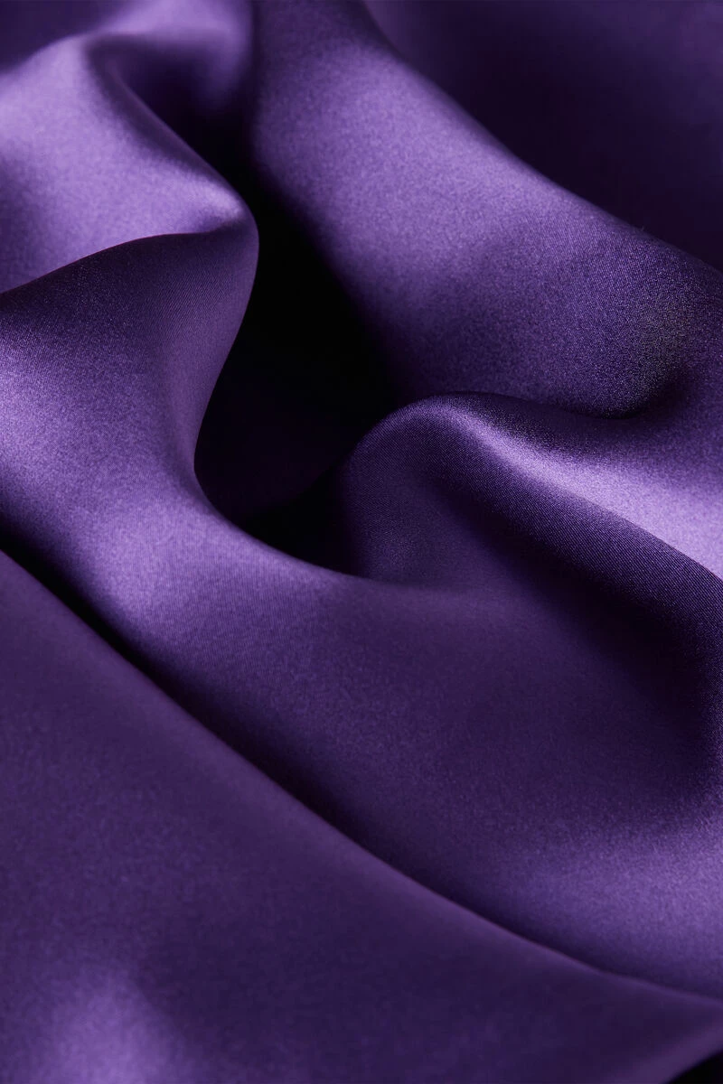 Silk Satin Top With V Neck 8 Silk Satin Top With V Neck - Image 6