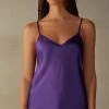 Silk Satin Top With V Neck 1 Silk Satin Top With V Neck -intimissimi shop LT71S4142J FI