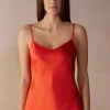 Silk Satin Top With V Neck 1 Silk Satin Top With V Neck -intimissimi shop LT71S4219J FI