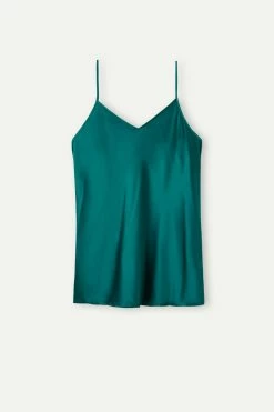 Silk Satin Top With V Neck 12 Silk Satin Top With V Neck -intimissimi shop LT71S44572 F