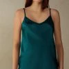 Silk Satin Top With V Neck -intimissimi shop LT71S44572 FI
