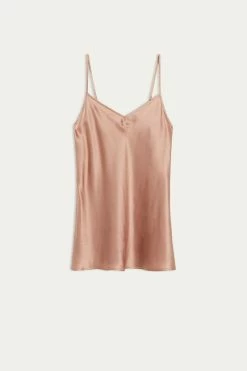 Silk Satin Top With V Neck 14 Silk Satin Top With V Neck -intimissimi shop LT71S4 163I F