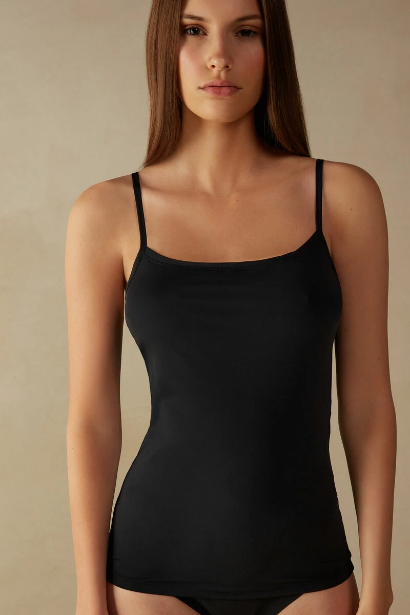 Light Microfiber Strappy Top 3 Light Microfiber Strappy Top