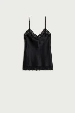 Lace And Silk Top 12 Lace And Silk Top -intimissimi shop LTD71S 019 F