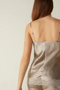 Lace And Silk Top 13 Lace And Silk Top -intimissimi shop LTD71S wear 651I BI