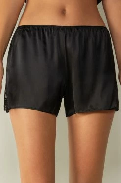 Pretty Flowers Silk Shorts