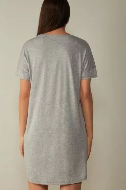 Ultrafresh Supima® Cotton Nightdress 13 Ultrafresh Supima® Cotton Nightdress -intimissimi shop PCN12A031 BI