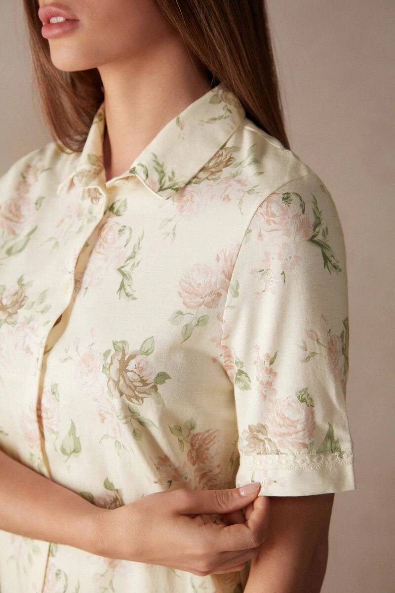 Scent Of Roses Cotton Nightdress 5 Scent Of Roses Cotton Nightdress - Image 3