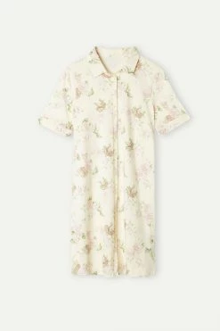 Scent Of Roses Cotton Nightdress 12 Scent Of Roses Cotton Nightdress -intimissimi shop PCN2484205J F
