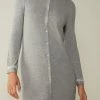 Button-Front Nightdress With Lace Detail 2 Button-Front Nightdress With Lace Detail -intimissimi shop PCN700031 FI