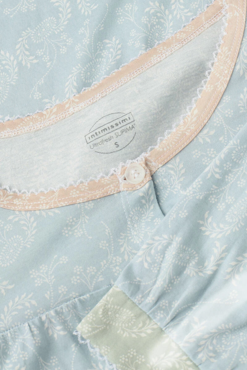 Romantic Cashmere Button-Up Nightdress 8 Romantic Cashmere Button-Up Nightdress - Image 6