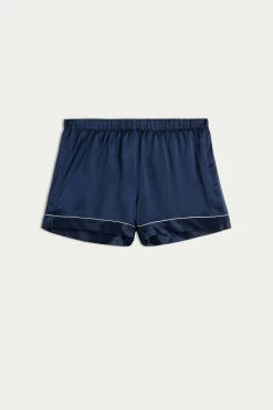 Silk Shorts With Contrasting Trim 14 Silk Shorts With Contrasting Trim -intimissimi shop PD1233A3094 F