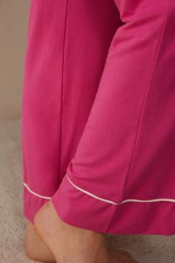 Pretty Flowers Full-Length Modal Trousers -intimissimi shop PD1294P213J DT1W